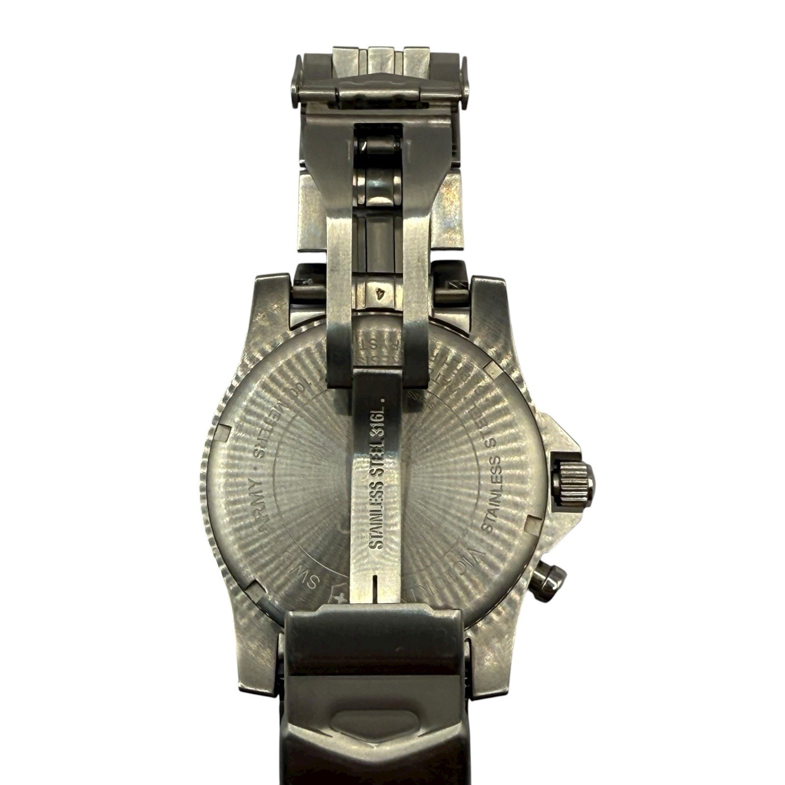 Victorinox Swiss Army Men’s Maverick II White Dial Steel Bracelet Watch 24834