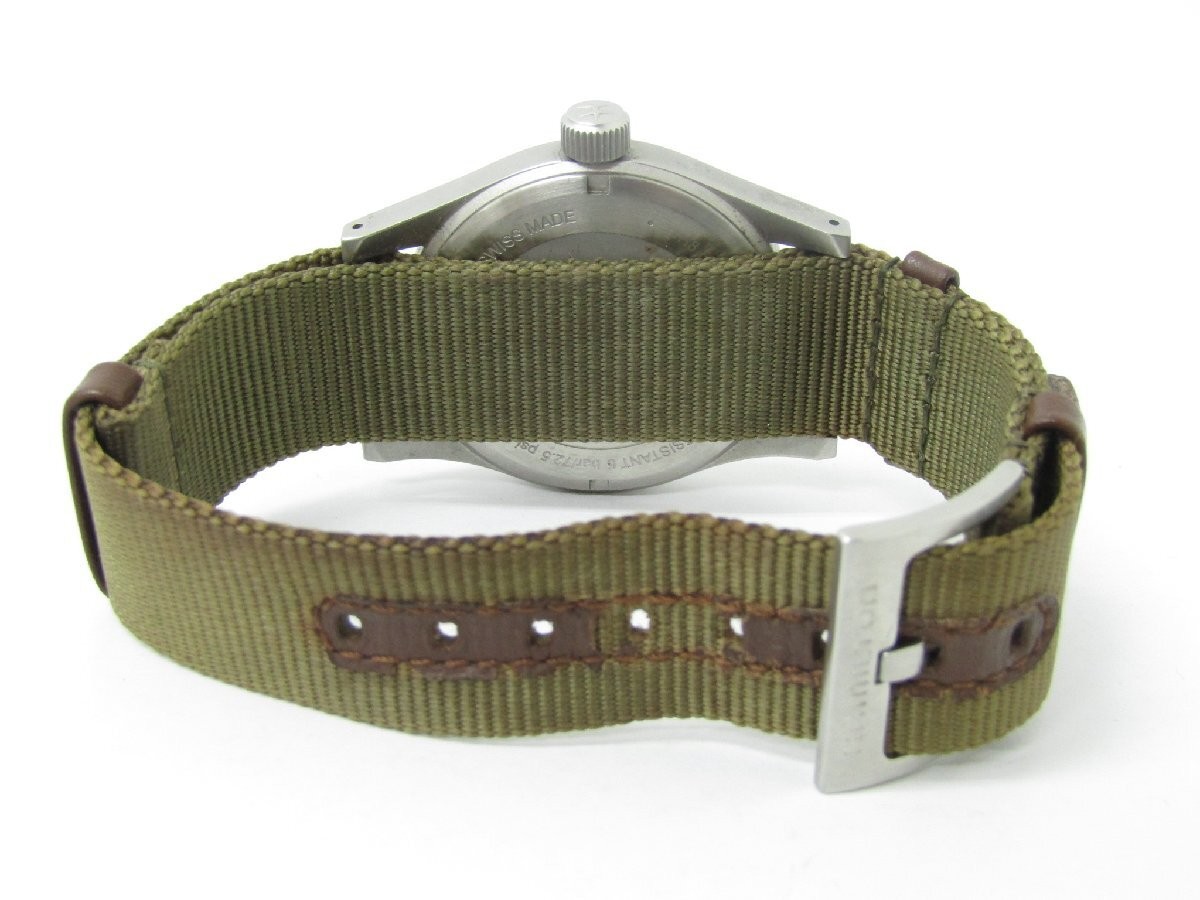 HAMILTON Hamilton H694390 AC27177 Manual Wind Used Watch Khaki Analog Dial