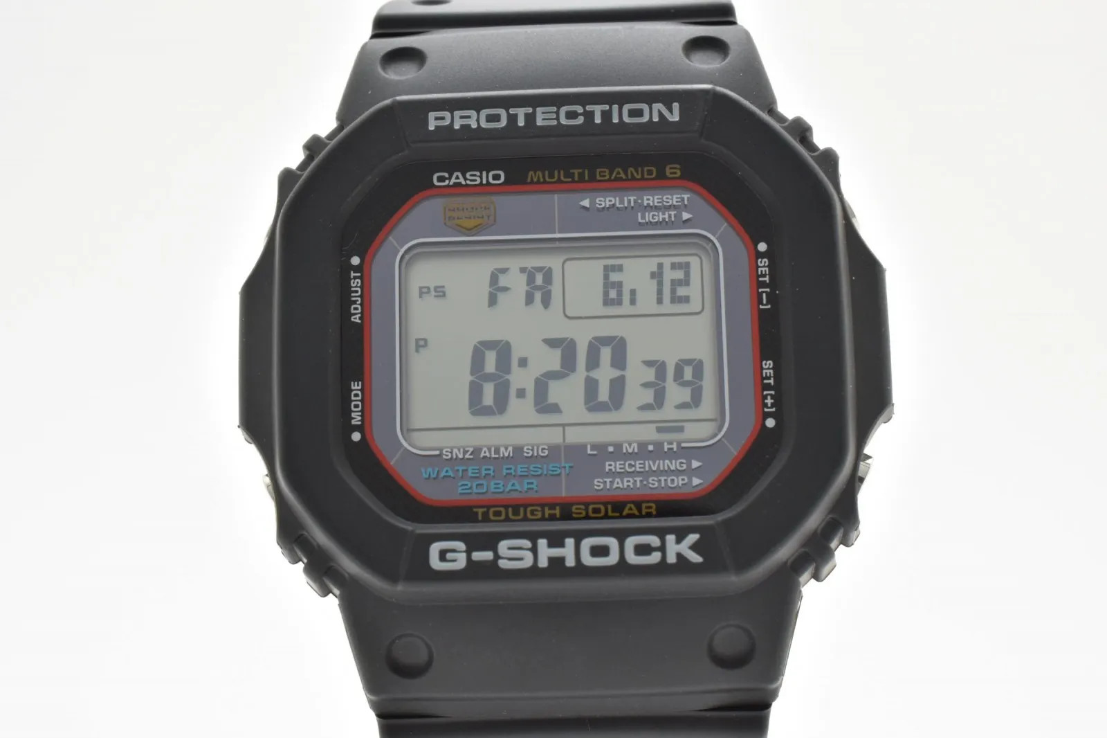 CASIO G-SHOCK GW-M5610U Radio-Controlled Solar Digital Men’s Watch, Square,