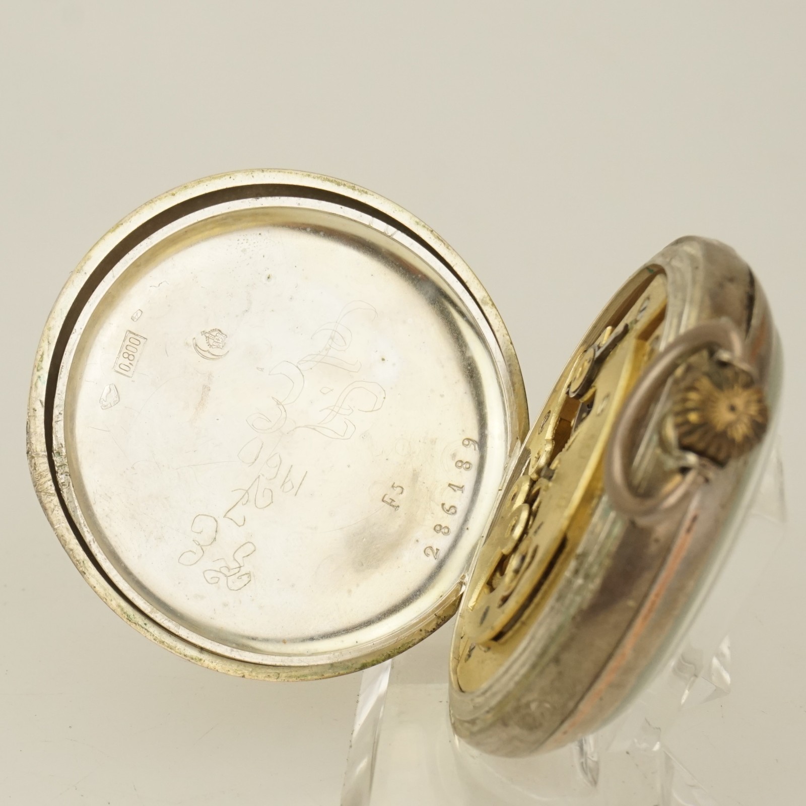 Rare! BILLODES (Zenith) Silver Pocket watch Men’s no repeater no fusee no duplex