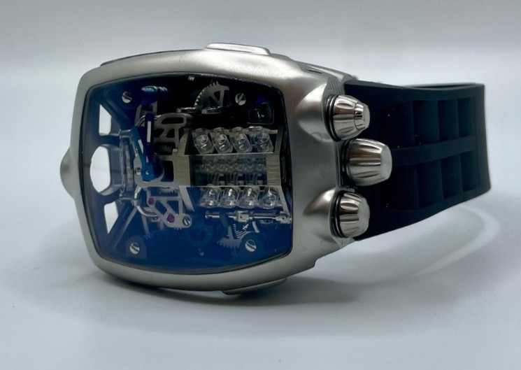 Montres Prestige Invicta Auto Engine Men’s Watch W/ Skeleton Dial 44mm MPW-0153