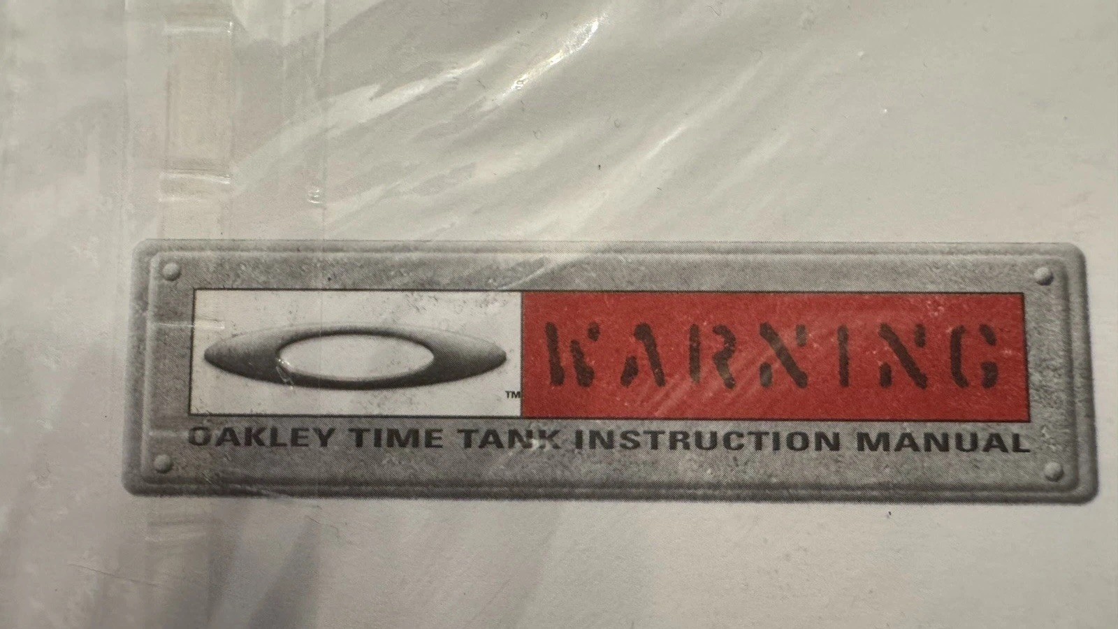OAKLEY MINUTE MACHINE TIME TANK TITANIUM GRAY/BLACK DIAL – Full Kit!