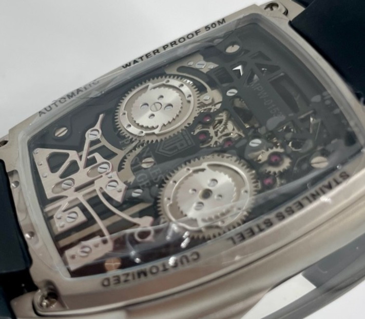 Montres Prestige Invicta Auto Engine Men’s Watch W/ Skeleton Dial 44mm MPW-0153