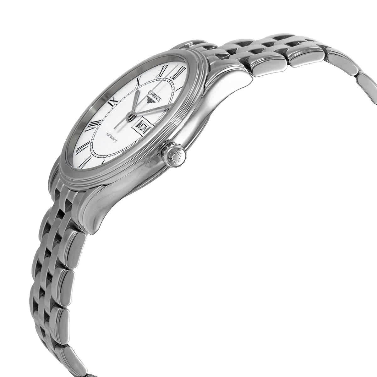 Longines Flagship Automatic White Matt Dial Men’s Watch L4.899.4.21.6