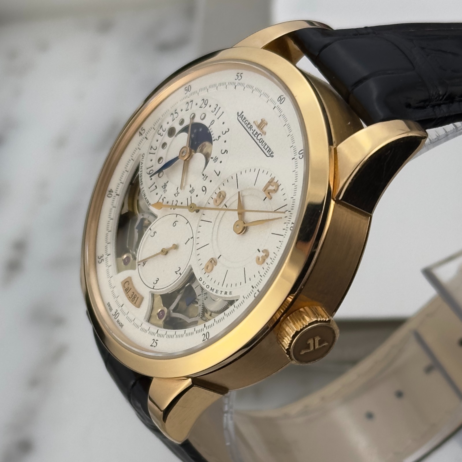 2013 Jaeger-LeCoultre Duometre A Quantieme Lunaire Full Set w Loupe Q6042520