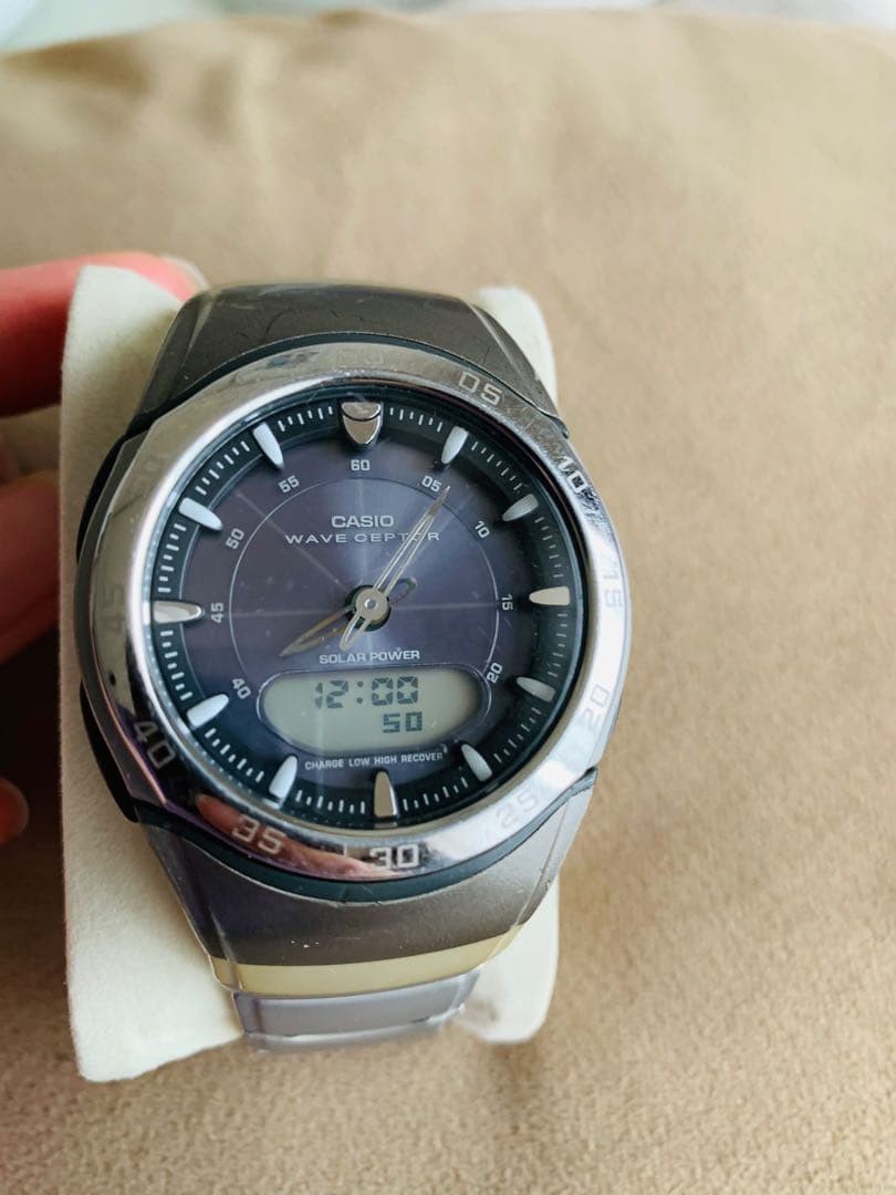 CASIO WAVE CEPTOR Solar Watch.