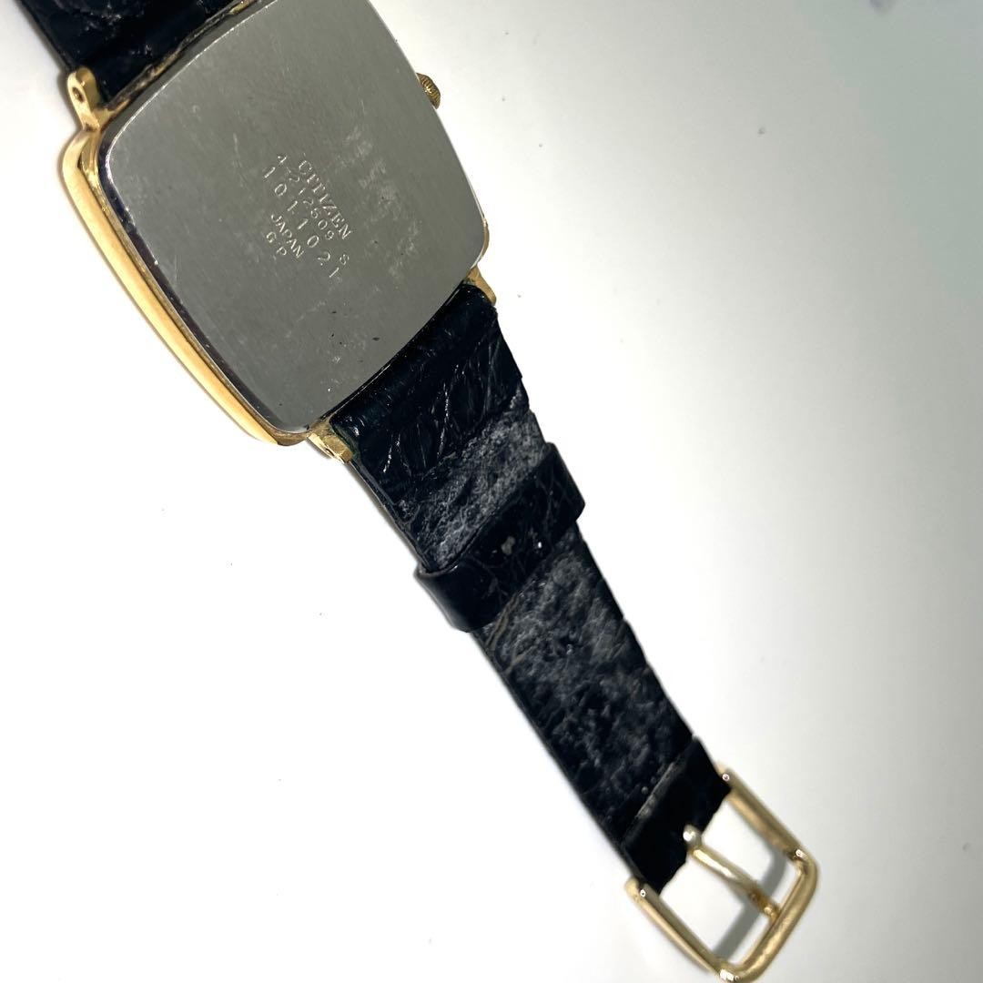 CITIZEN 4-212509 Analog Square Watch, Working Condition