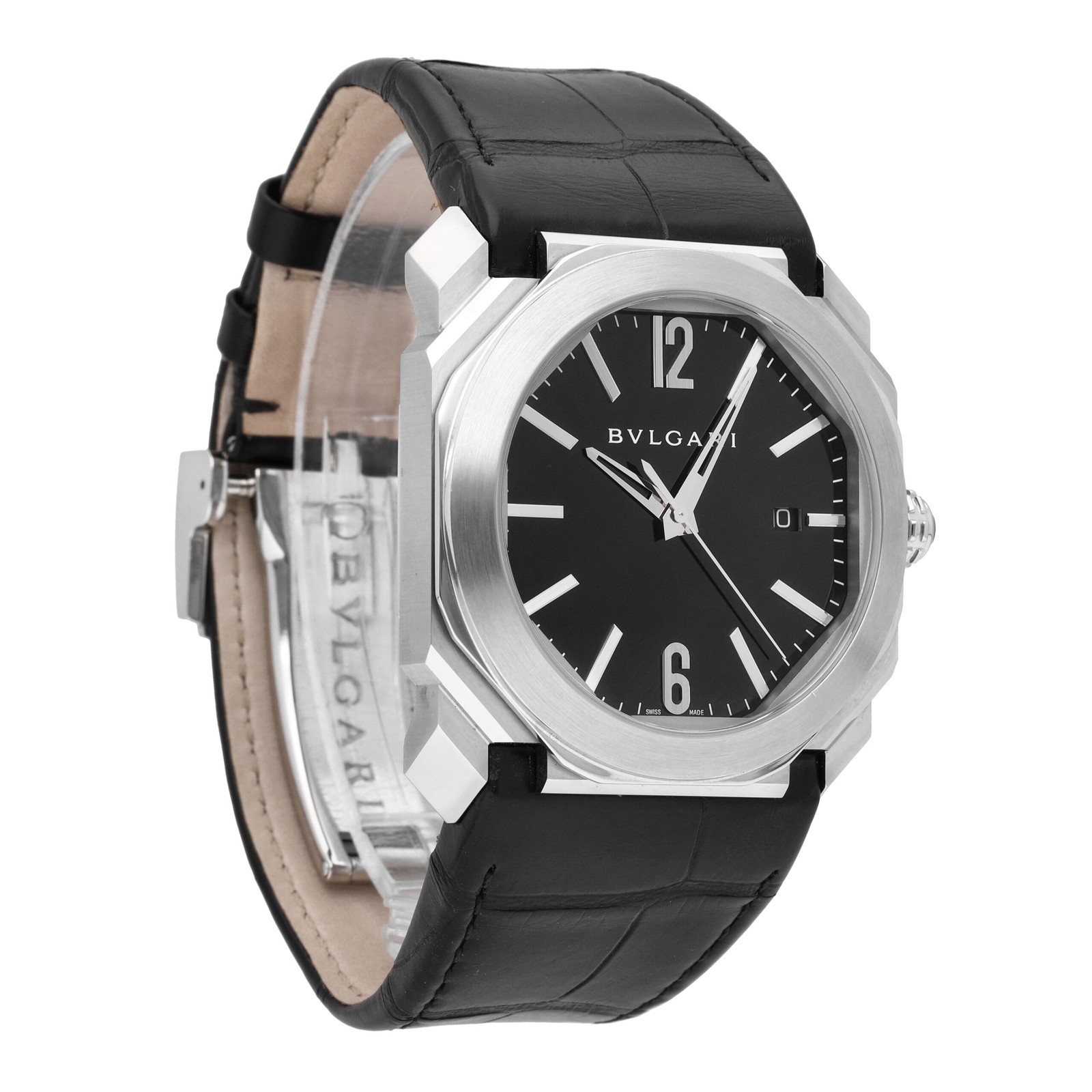 Bulgari Octo Solotempo Black Dial 41.5mm Automatic Men’s Watch 101964