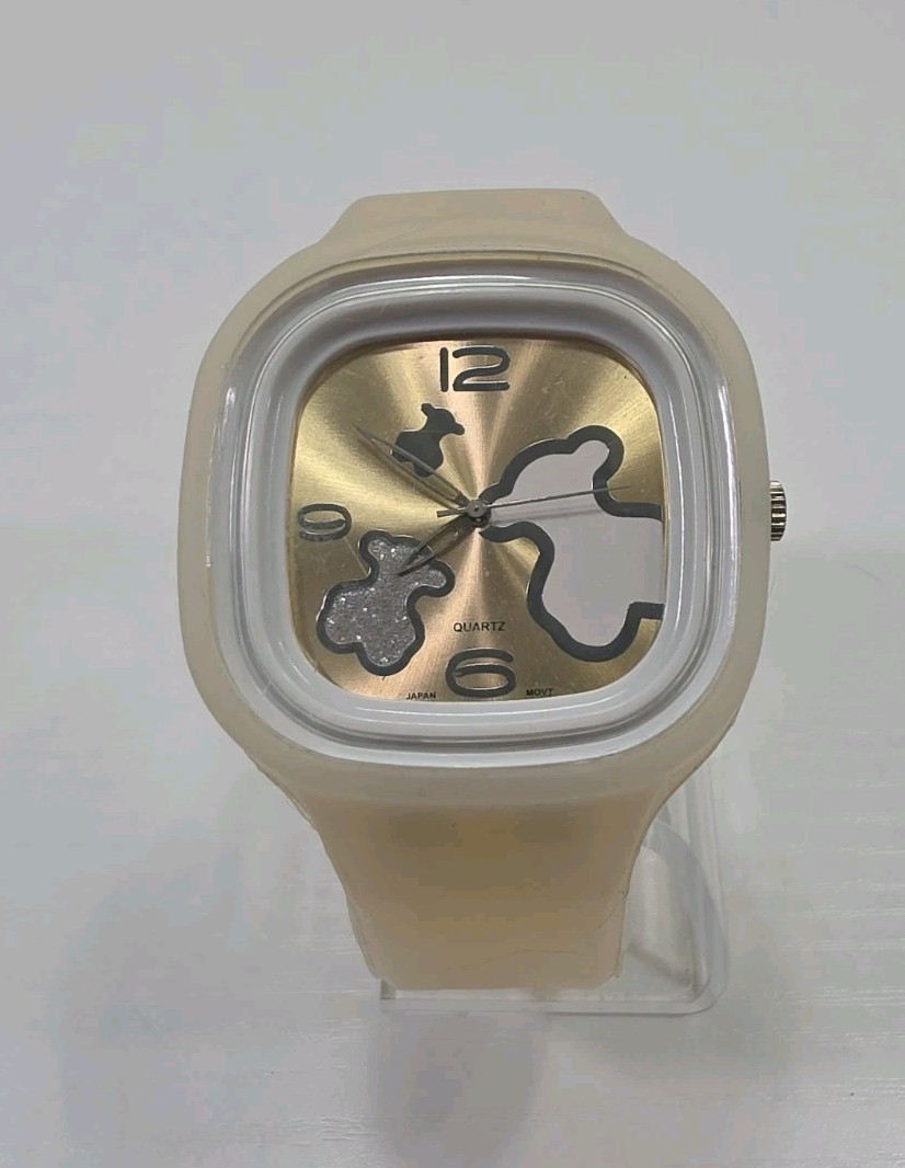 Flex Autism Awareness Watch White Silicone Band New Battery