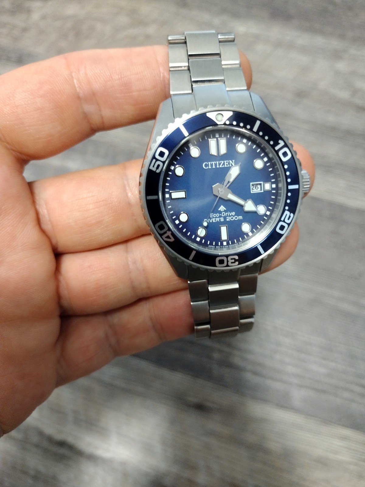 Citizen Promaster Dive Eco-Drive Blue Dial Watch BN0260-54L