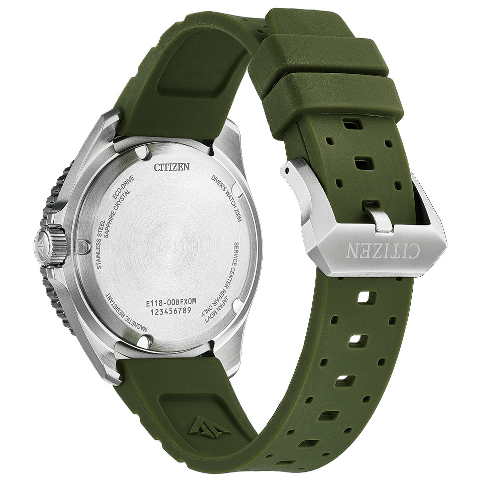 Citizen Promaster Eco-Drive BN0265-00A Diver Solar White Dial 40.6mm Watch