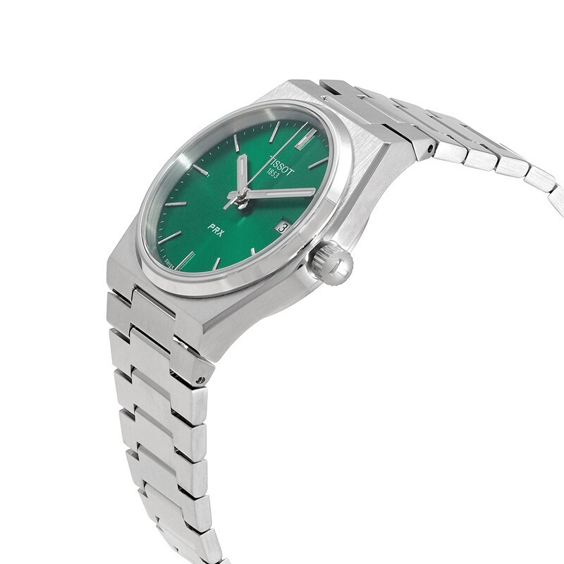 Tissot PRX Quartz Green Dial 35mm Stainless Steel Watch