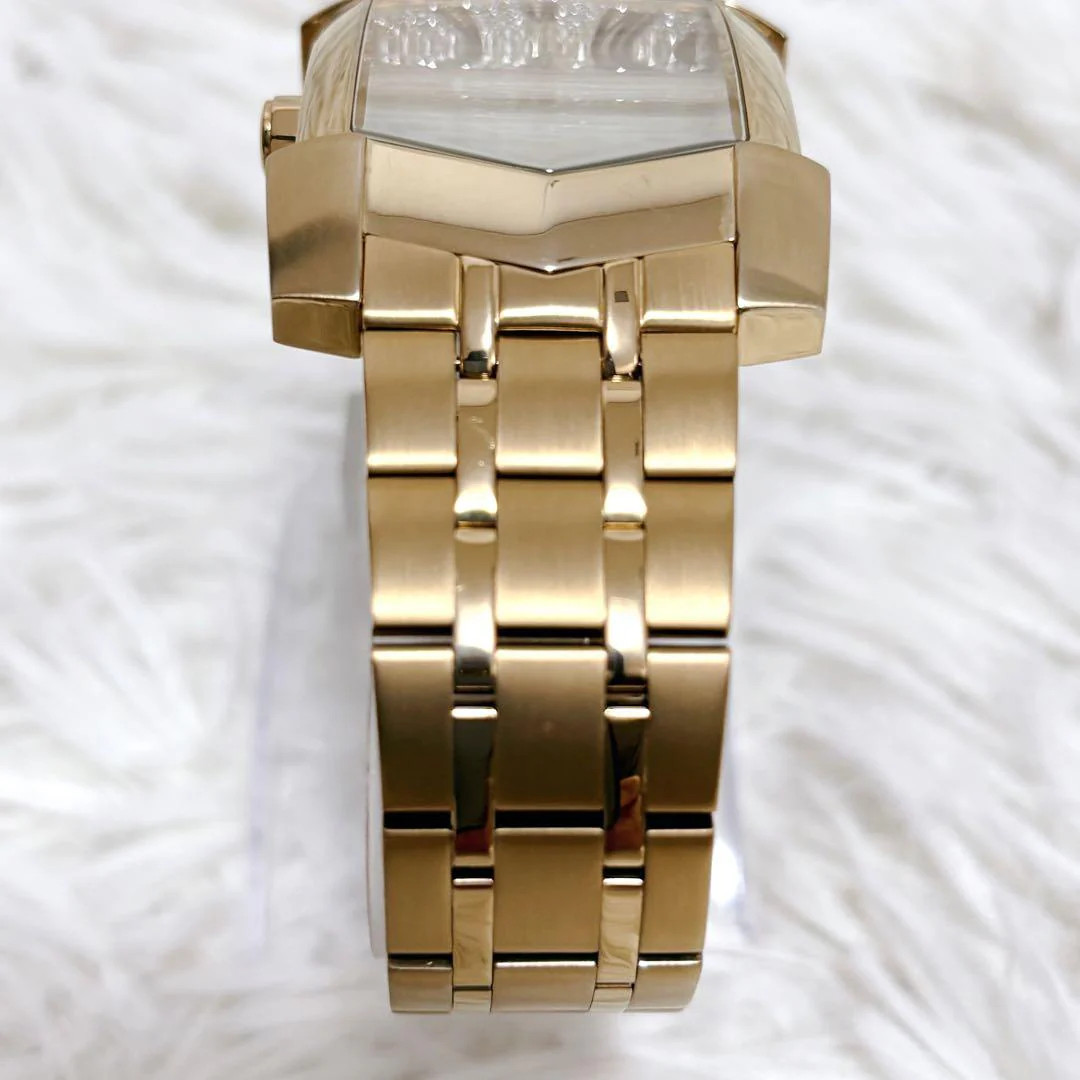 AVALANCHE CRYSTAL CARTER RICARDO Quartz Gold Stainless Steel Diamonds Swarovski