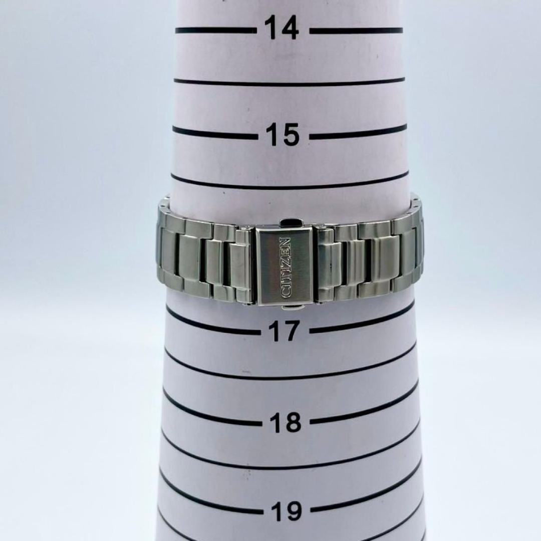 236 CITIZEN Eco-Drive Solar Watch, Round, Men’s, 3 Hands 【USED】
