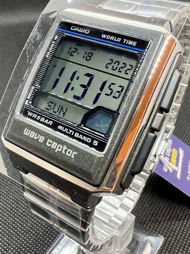 CASIO WAVE CEPTOR WV-59RD-1AJF Men’s Watch Super Illuminator Japan Silver