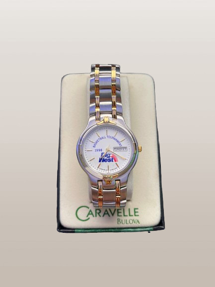Caravelle by Bulova 1998 Big West Basketball Tournament Commemorative Watch NOS