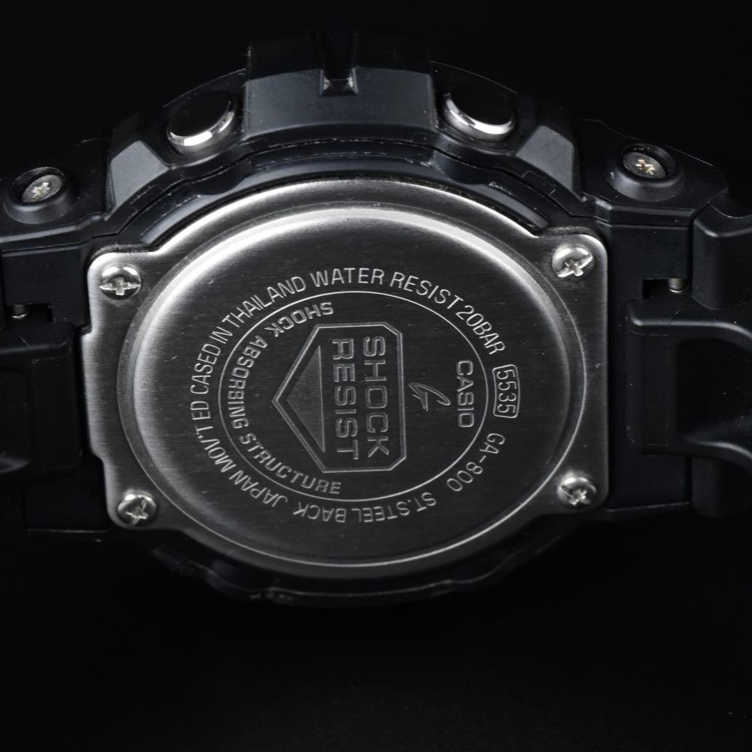 Excellent condition G-SHOCK watch GA-800-1AJF Black