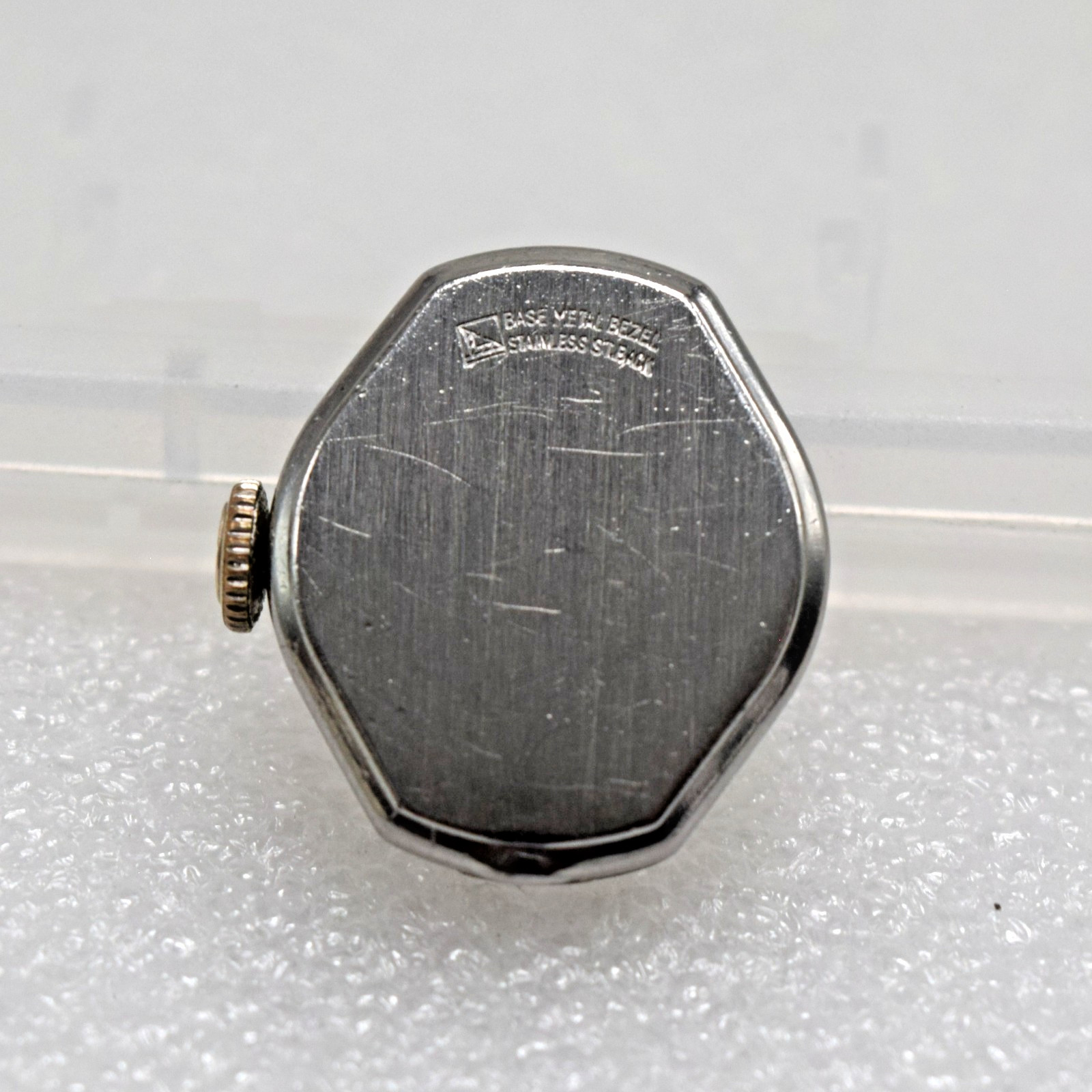 Midcentury Helbros Diamond Accent Swiss FHF Cocktail Watch–All Original, Runs