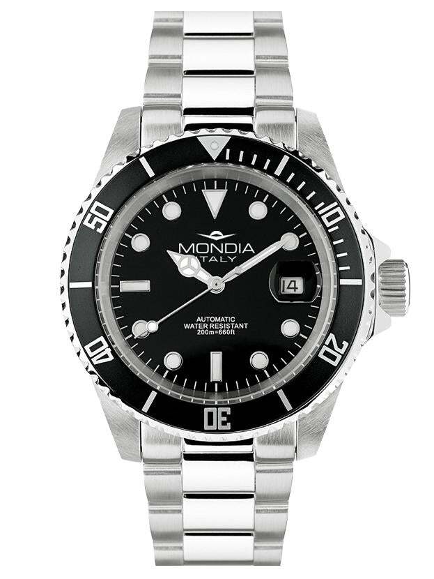 *MINT, NEW IN BOX* Mondia Madison Automatic Mens Watch MI-786-SSBK-BK-OY