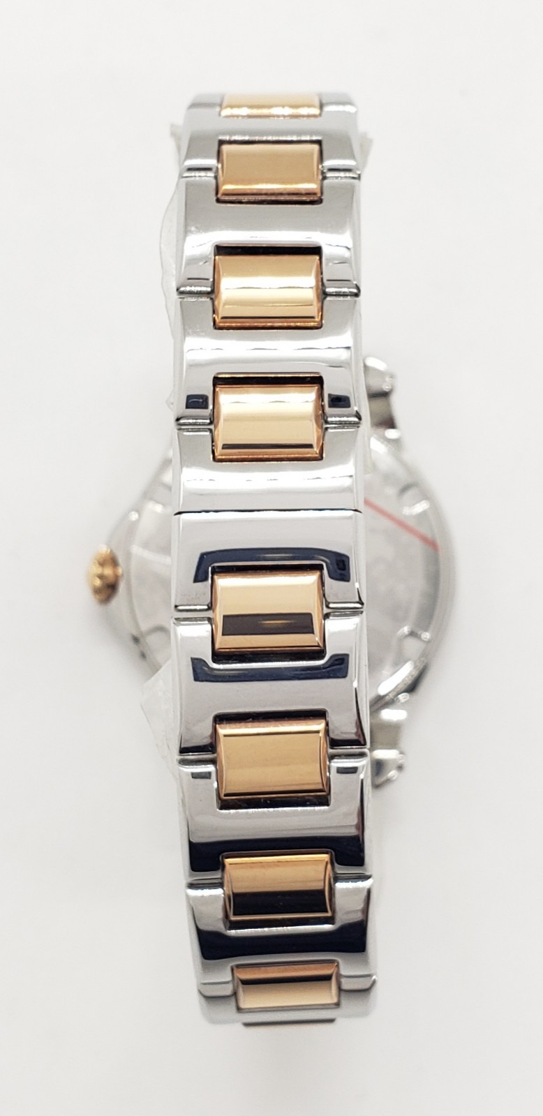 Guess Collection 2Tone Silver & Rose Gold 35 mm MOP Dial Women’s Watch Y98003L1S