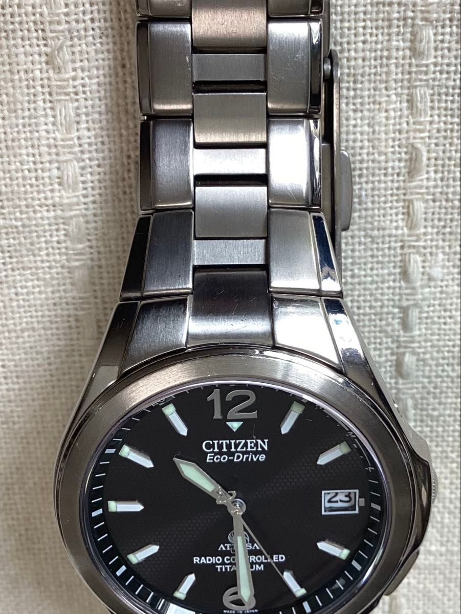 Citizen Attesa ATD53-2611 Eco-Drive Radio Controlled Date Titanium Watch Japan
