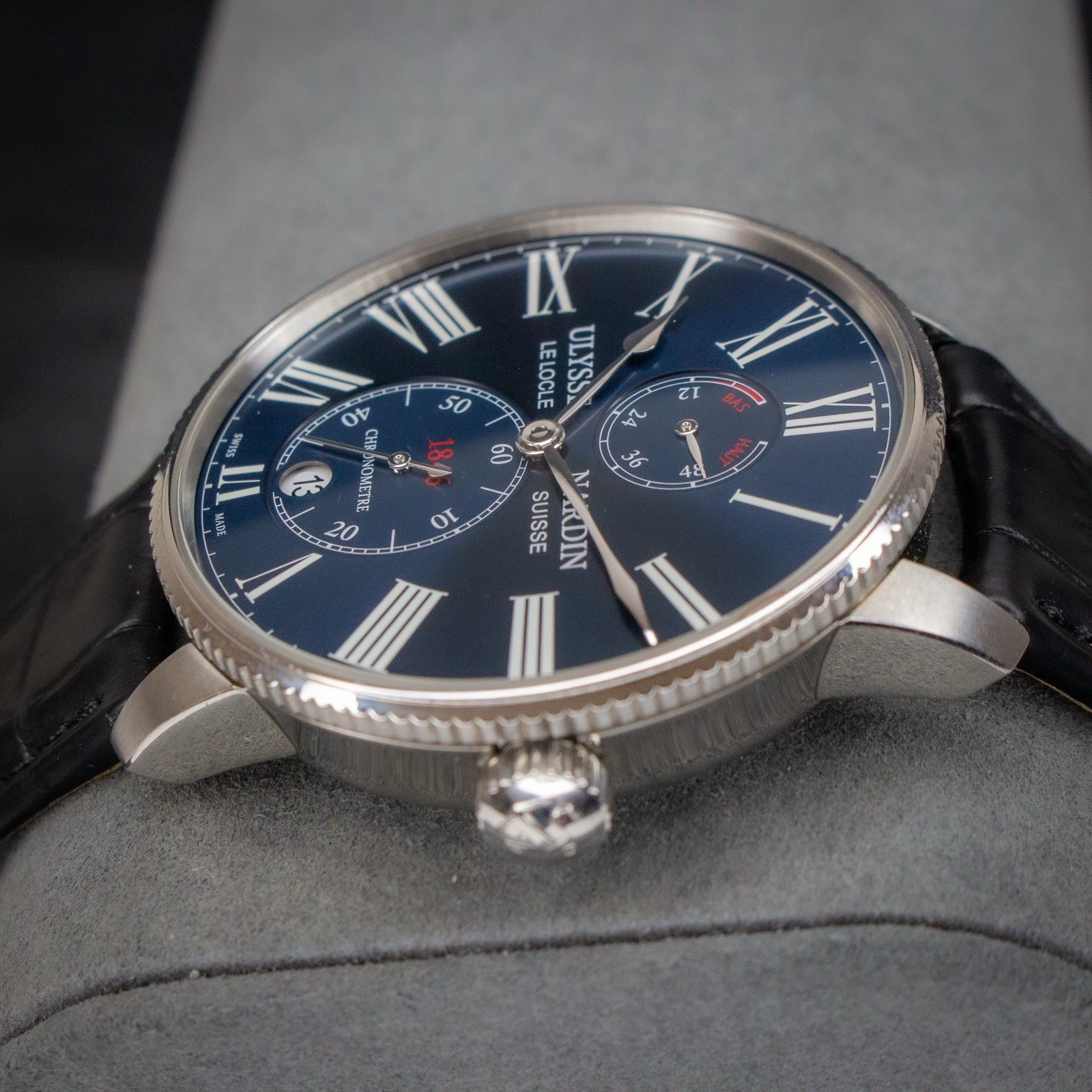 Ulysse Nardin Marine Chronometer Torpilleur 45mm Blue Dial 1183-310/43
