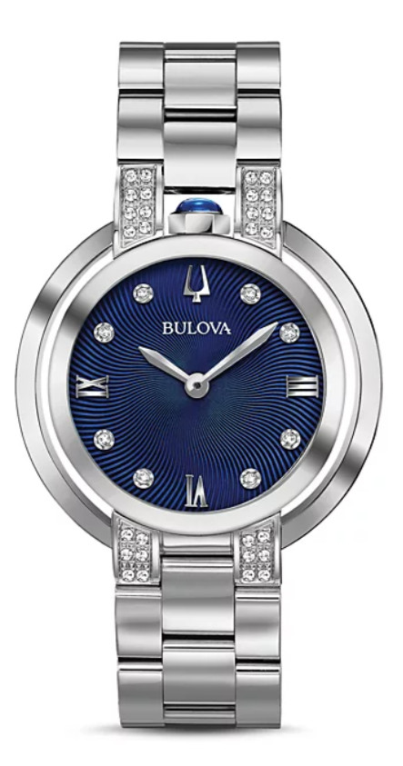 Bulova Ladies’ Rubaiyat Diamond Stainless Steel 96R225