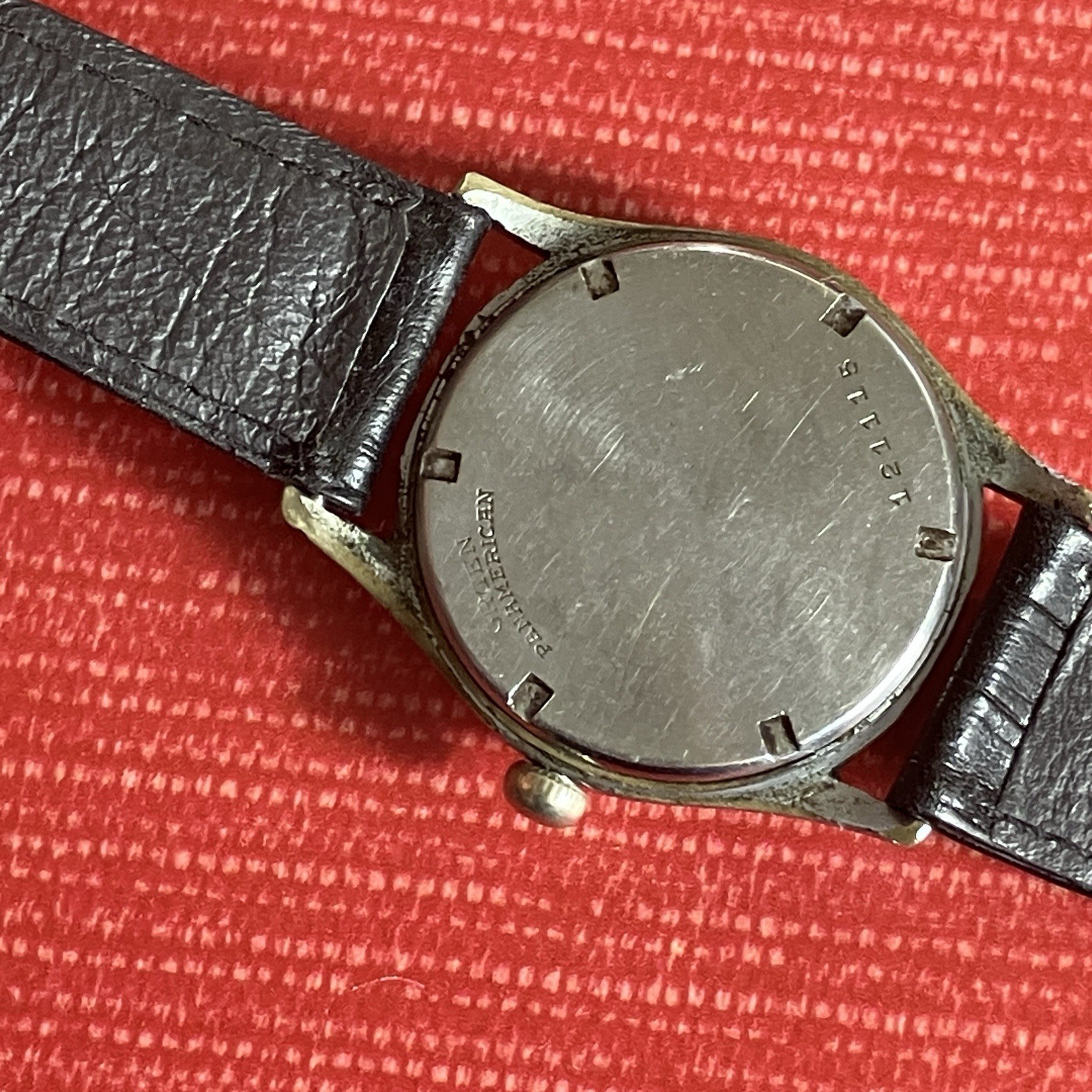 Gruen Veri-Thin Precision Pan American Mechanic Watch Vintage 24HR Dial