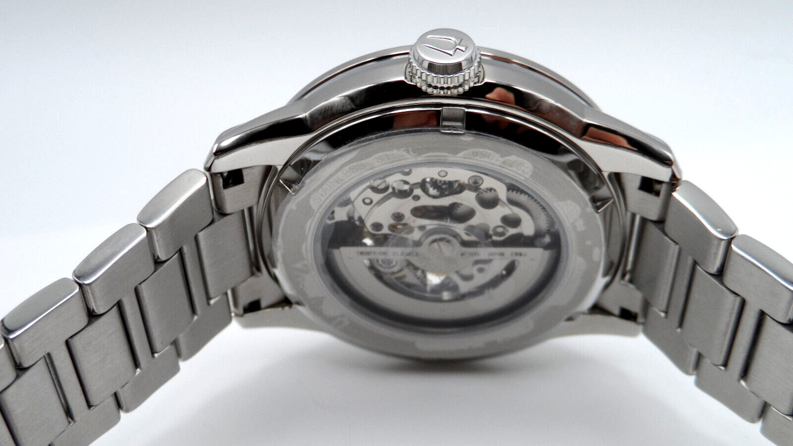 Bulova 96A208 Classic Sutton Automatic 21 Jewels Exhibition Dial Men’s Watch