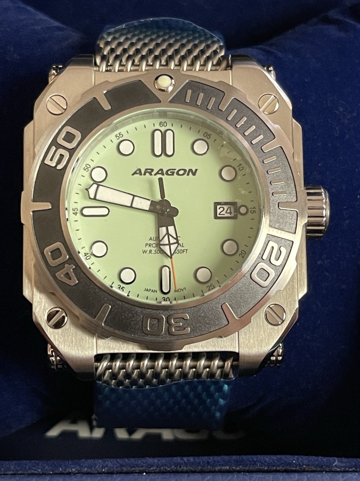 Aragon A661GRN Dive Tank Automatic 48mm
