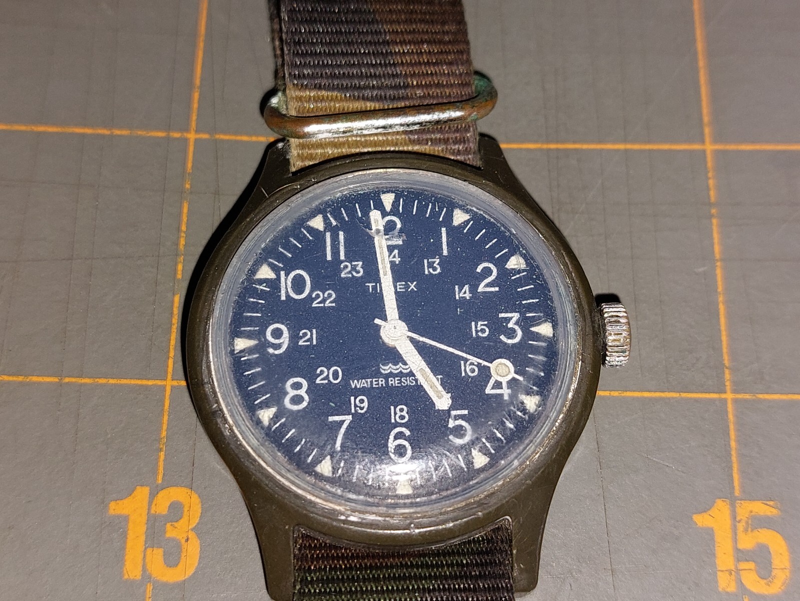 Vintage Timex Camper Military Field Mechanical Watch Philippines Works BBB