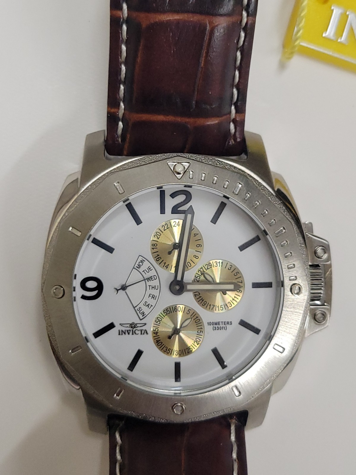 Vintage Invicta Special Edition Military Time Watch Model NO.5775