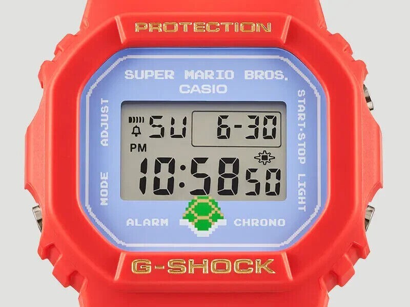 Casio G-Shock Nintendo collaboration Game Super Mario Bros Watch DW-5600SMB-4JR