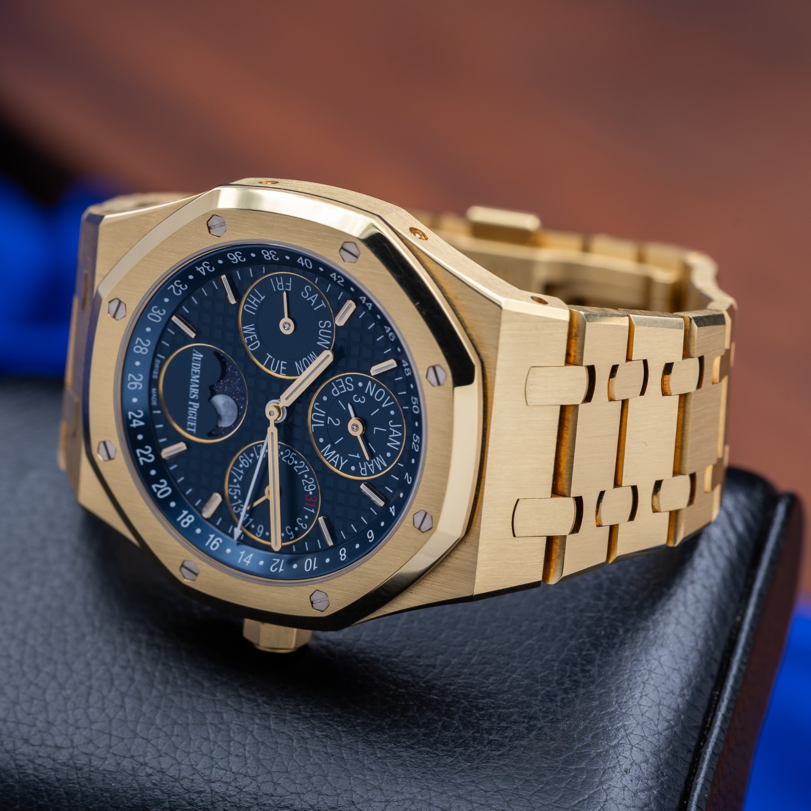 AUDEMARS PIGUET Royal Oak Perpetual Calendar Blue Dial 26574BA.OO.1220BA.01