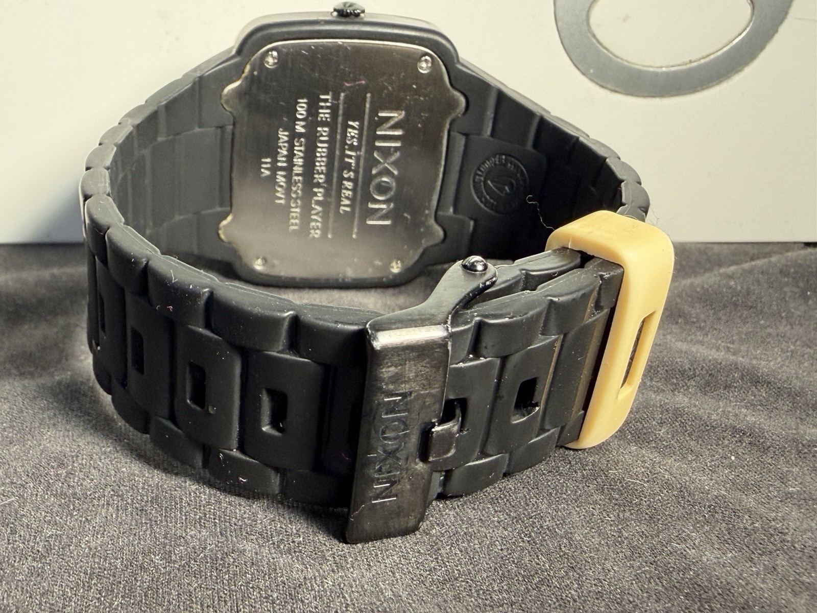 Nixon The The Rubber Player Watch Black