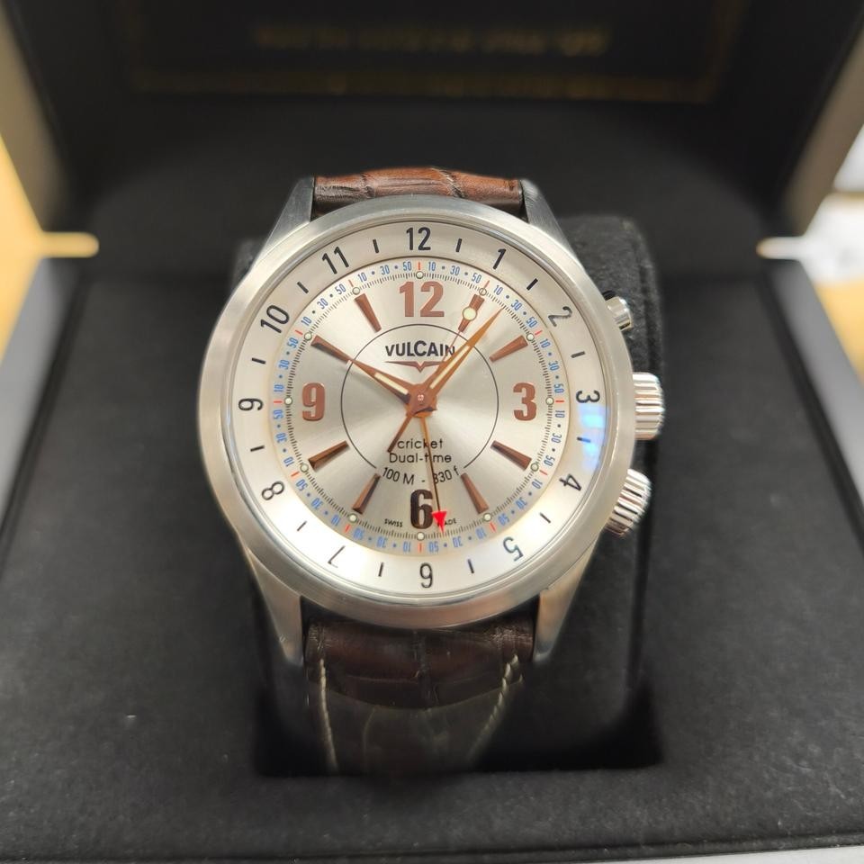 Vulcain Cricket Dual Time Watch New