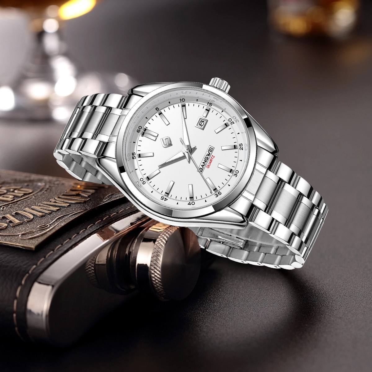 Simple Men’s Luminous Waterproof Quartz Watch