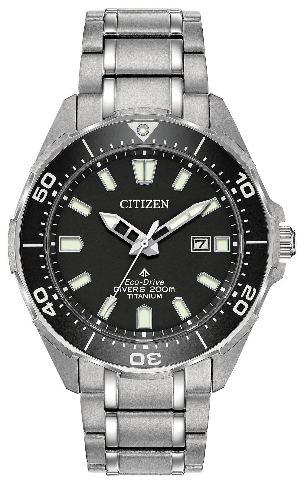 New Citizen Promaster Super Titanium Black Dial Diver Watch BN0200-56E