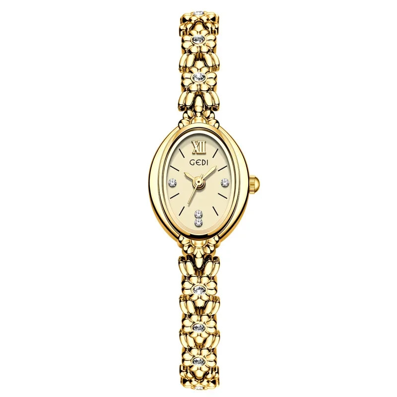 GEDI Women’s Light Luxury Retro Fashion Exquisite Compact Watch