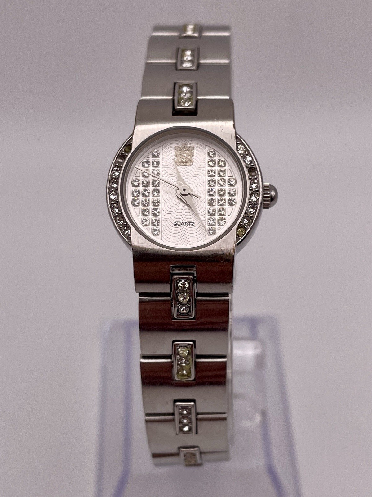 Paolo Gucci Women’s Watch Silver Tone PG869WDIP New Battery