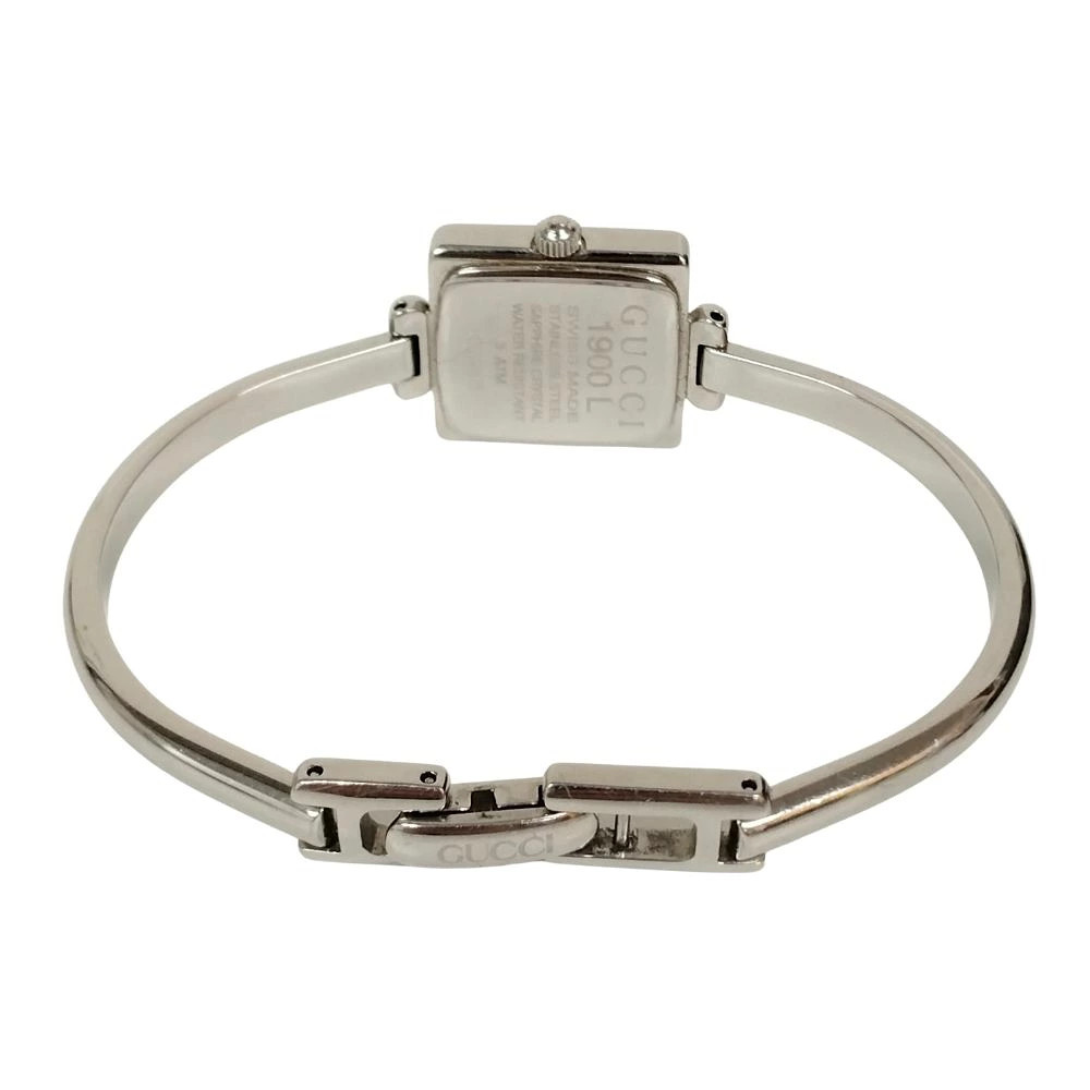 Gucci 1900L bangle watch quartz ladies wristwatch C612 used