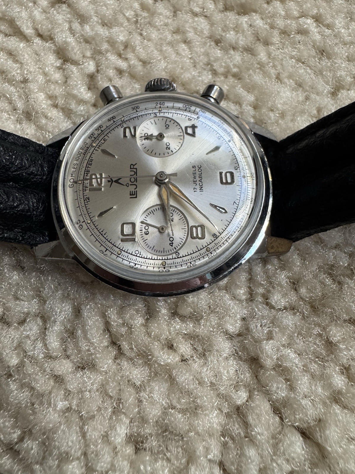 LeJour Valjoux 7733 Chronograph 2-Register