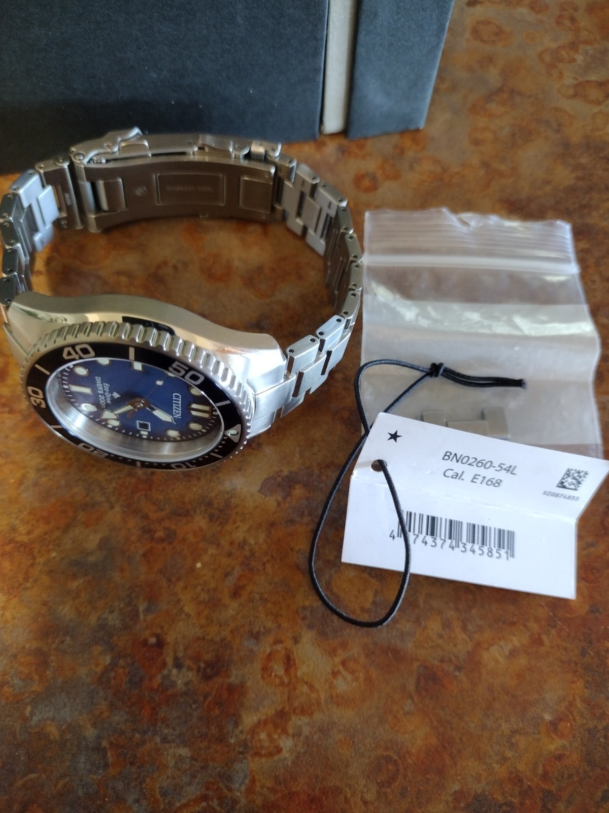 Citizen Promaster Dive Eco-Drive Blue Dial Watch BN0260-54L