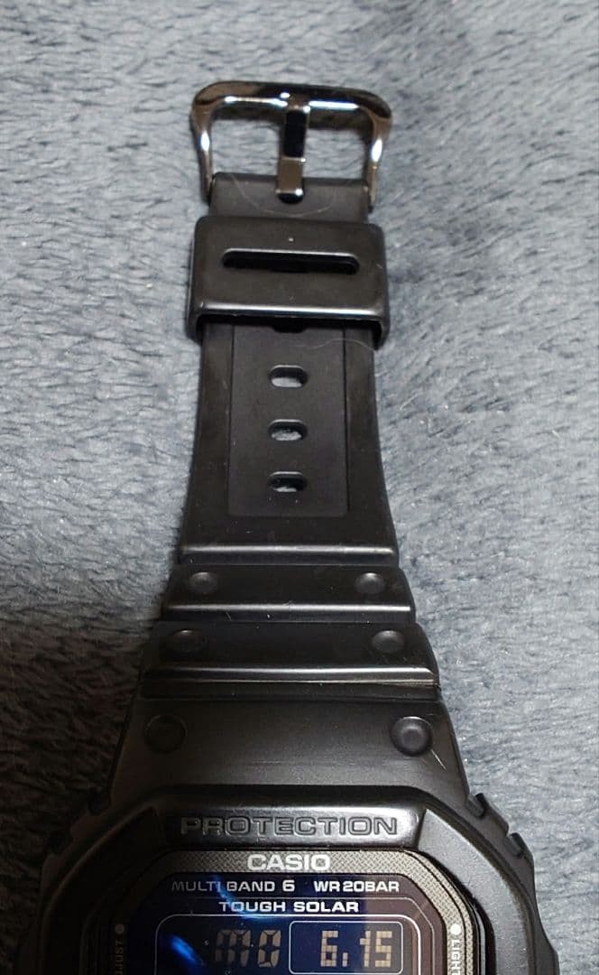 CASIO GW5000B G SHOCK Digital Watch Tough Solar Multi Band 6 Black Plus