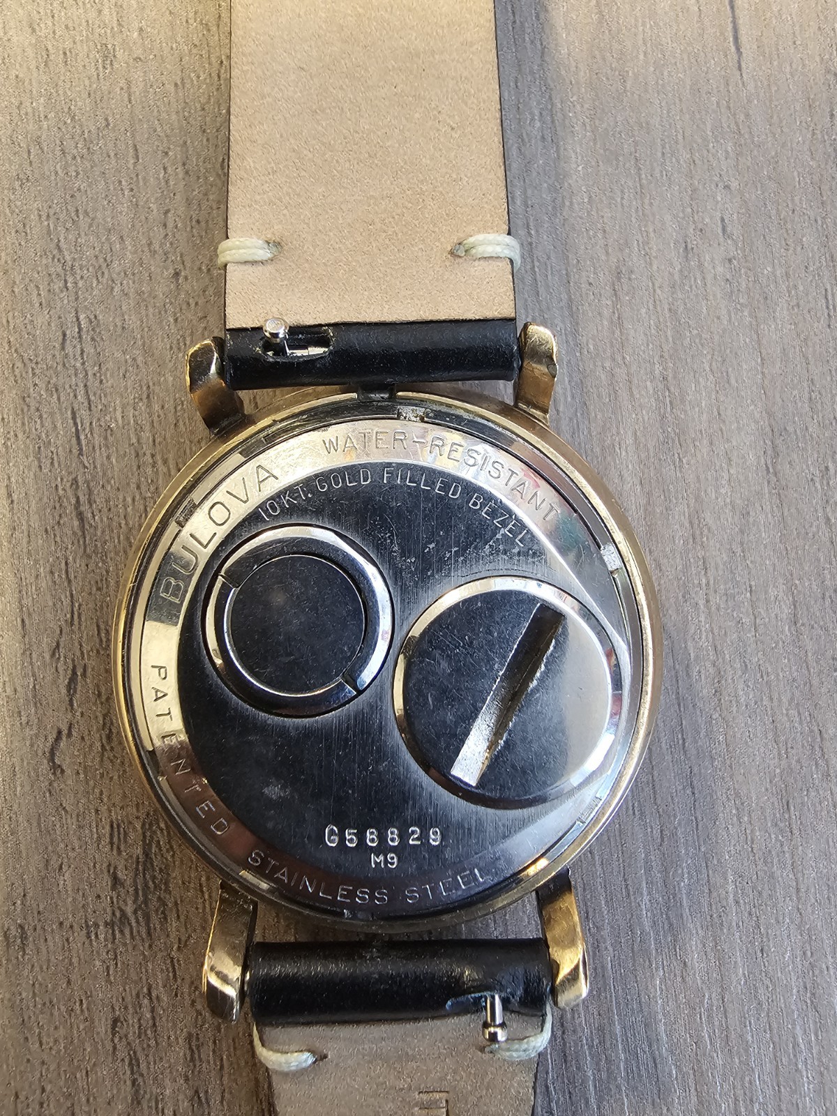 Bulova Accutron Spaceview Manual Skeleton Dial 34mm Gold Filled Leather