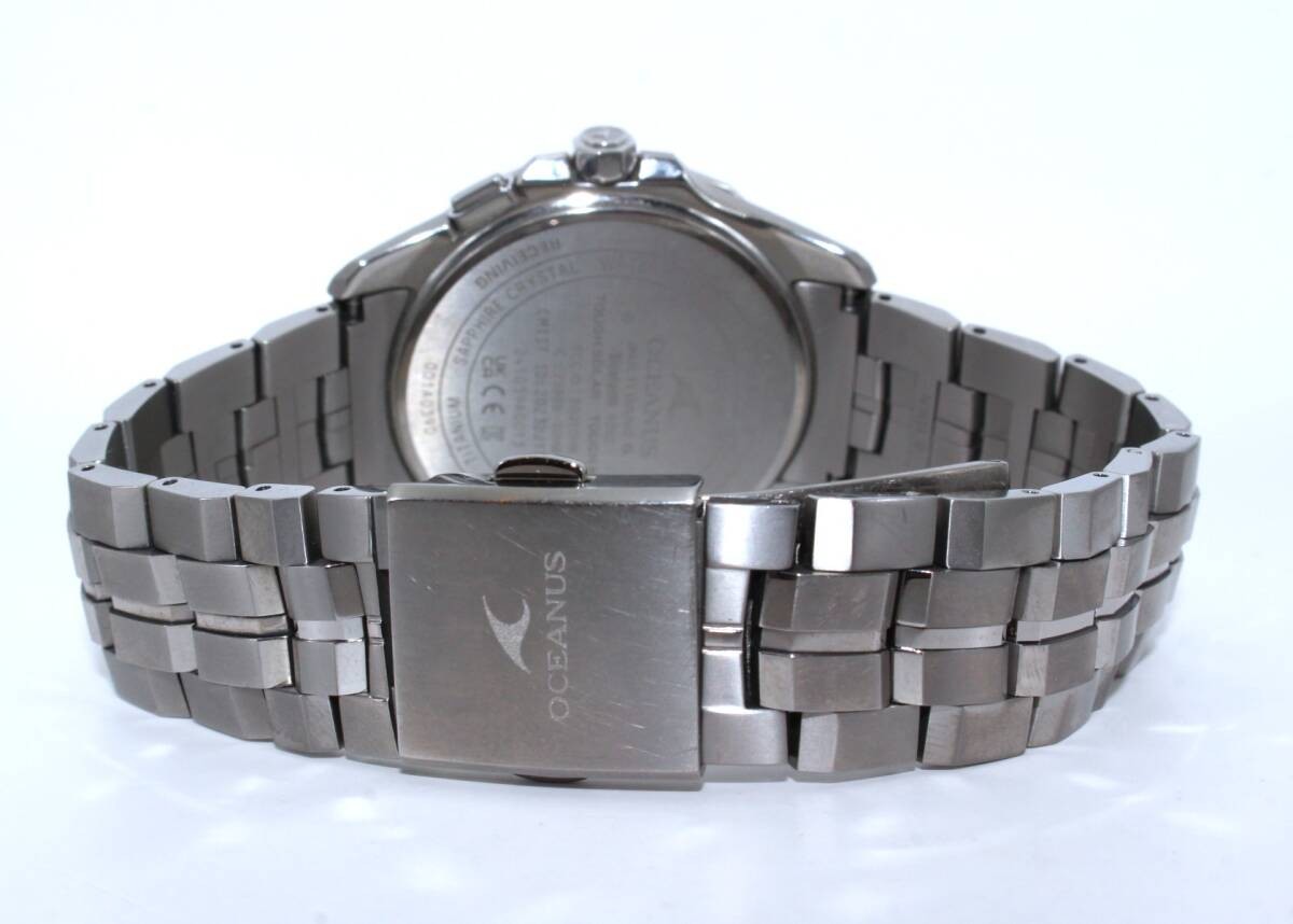 Watch CASIO (Casio) OCW S400 OCEANUS BL Dial Men s Solar Working Model VRW 1736