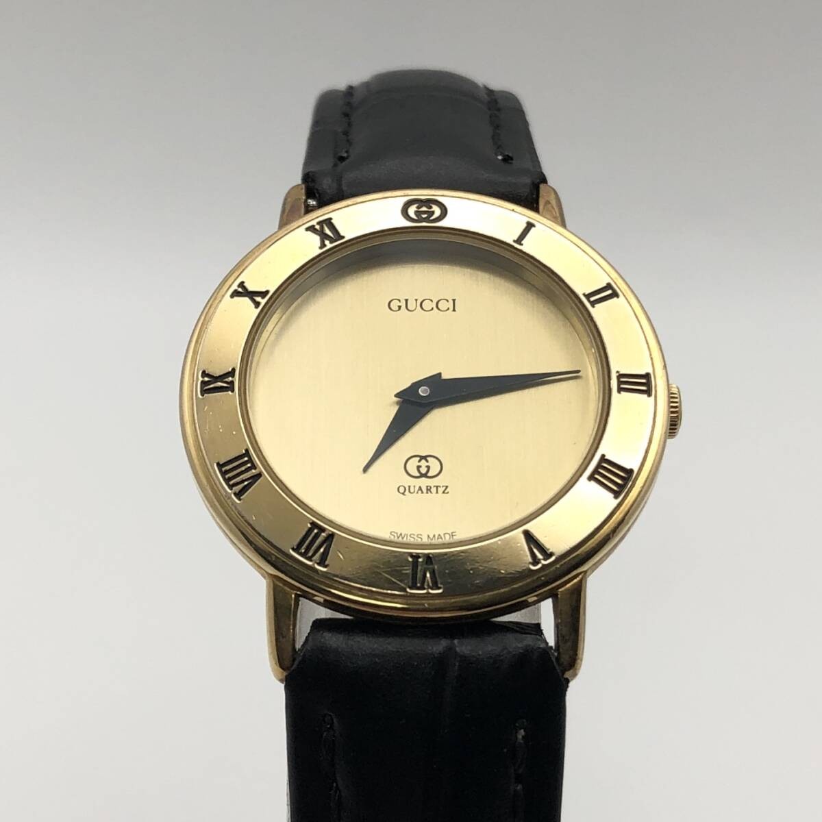 GUCCI Good condition Operational GUCCI(Gucci) 3001L ladies’ gold quartz wristwa