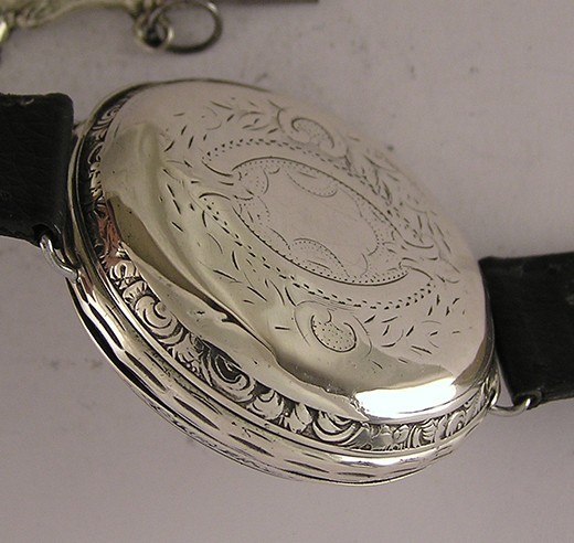 AMAZING Silver Fully Serviced Cylinder 150 Years Old French Wrist Watch MINT