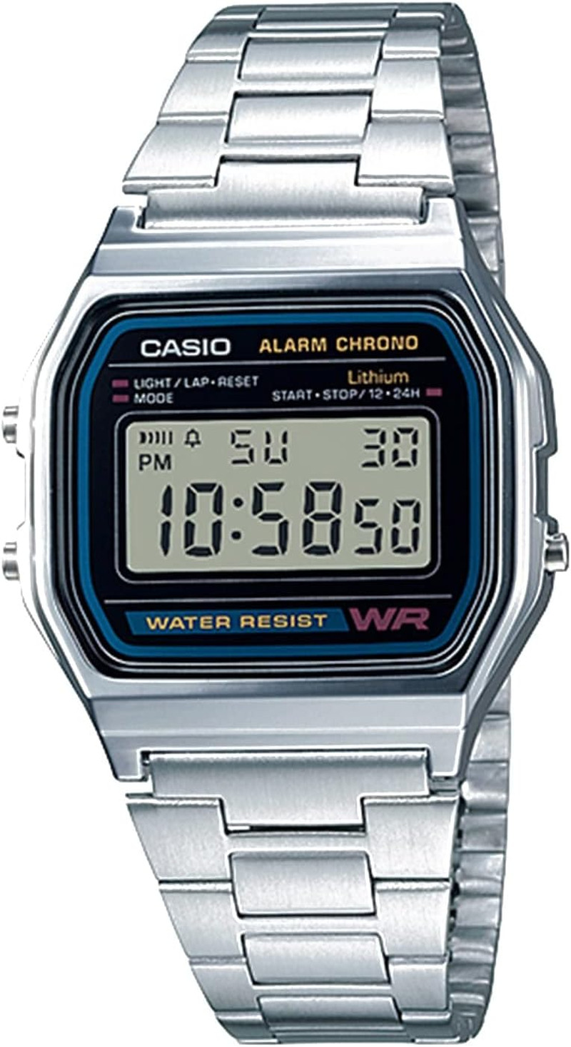 Casio Unisex Digital Watch Vintage 100 SEC Stop Watch Daily Alarm 7 Yr Battery