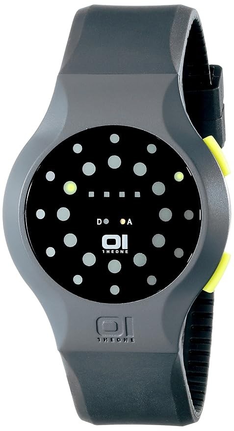 2013 Mint Retro 01THEONE GAMMA RAY Green LED Binary Collectors Watch GR301GR3